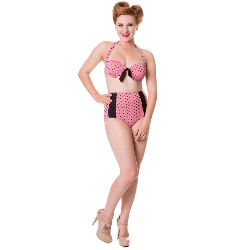 Dancing Days - Retro Bikinitop - Roze